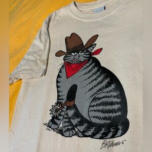 Kliban Cowboy Cat shirt 🐱